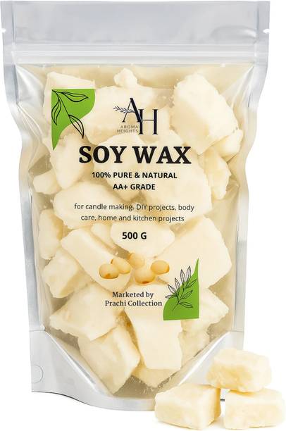 Prachi collection Pure Soy Wax for Candle Making | Natural Soy Wax (500 Grams) Candle