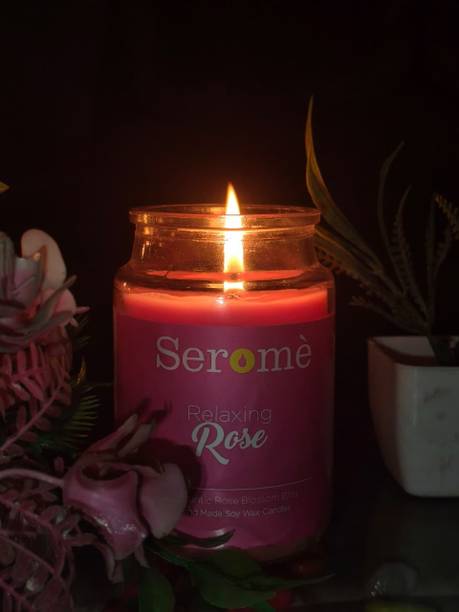 SeromeCandles SEROMÈ Rose Scented Candle Jar 200ML Candle
