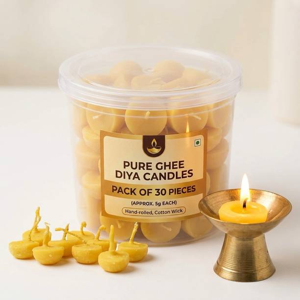 vebexindia Ghee diya candle Candle