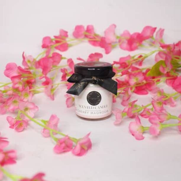 wrapped up love mini scented candles (Cherry magnolia) unique scented candles Candle