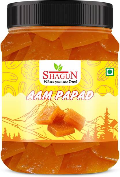 SHAGUN Aam Papad Tofee Mango Papad Candy | Healthy Fruit Snacks Aam Candy Mango Mouth Freshener
