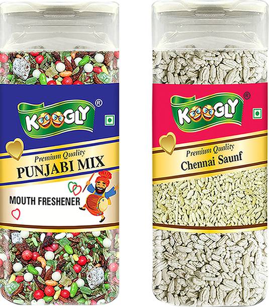 Koogly Premium Quality After Meal Digestive Mukhwas Punjabi Mix, Chennai Saunf Mouth Freshener