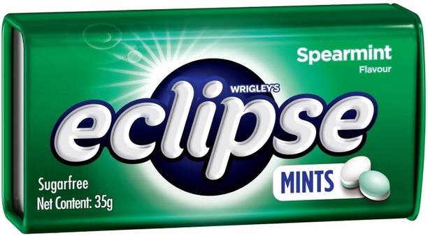 Wrigleys Eclipse Sugar-Free Mint Candy Spearmint Flavour Candy