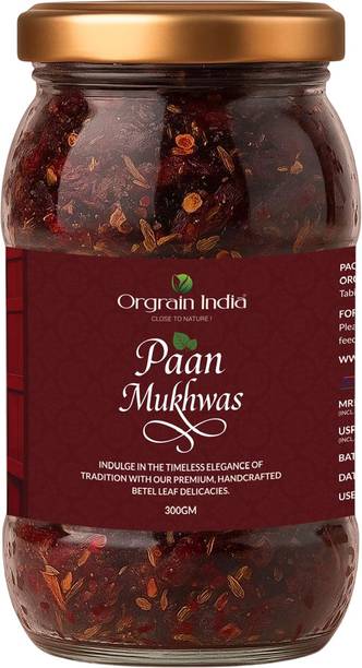 Orgrain India Paan Mukhwas | Premium Handcrafted Gulkand & Dry Fruits | After Meal Digestive | Traditional Betel Leaf Mouth Freshener