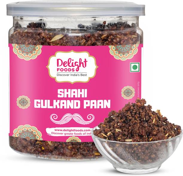 Delight Foods Gulkand Meetha Paan Without Supari | Gulkand Paan | Mukhwas(Mouth Freshener) Meetha Paan Mouth Freshener