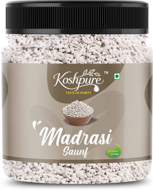 KOSHPURE Madrasi Saunf | Traditional South Indian | Digestive Fennel Seeds Mix | Sweet & Spicy Taste Mouth Freshener