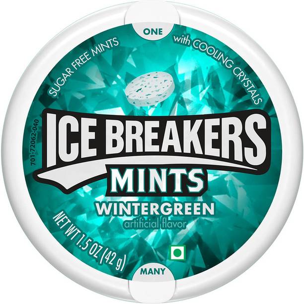Icebreakers Mints Wintergreen 42g, Sugar Free Mints Candy Wintergreen, Mint