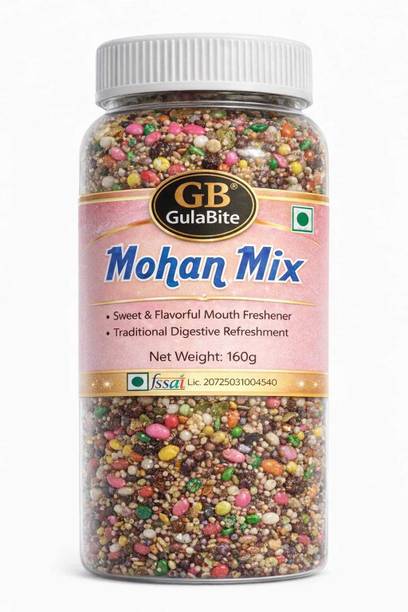 GULABITE Mohan Mix Saunf | Coated Fennel Seeds | Traditional Mouth Freshener Sweet Mouth Freshener