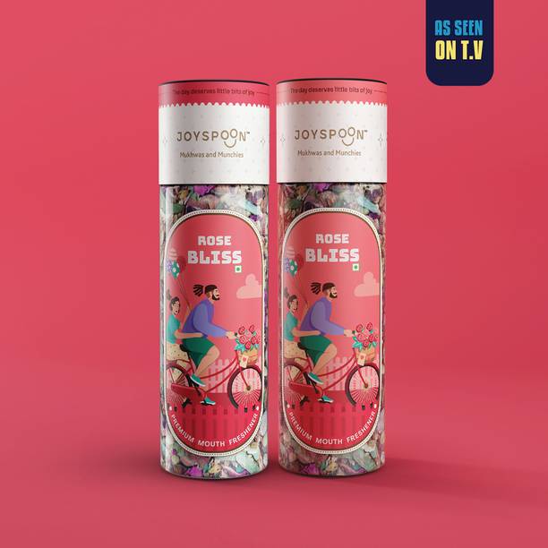 JoySpoon Traditional Rose Bliss Mukhwas Rose Bliss Mouth Freshener