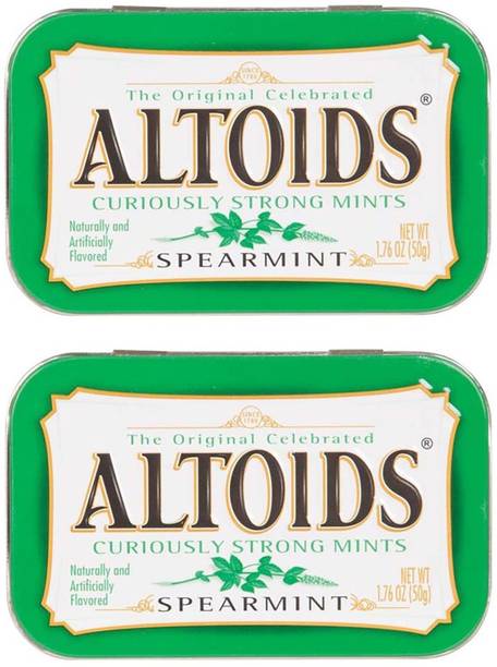 Altoids Curiously Strong Mints The Original Celebrated | Spearmint Flavour Mint