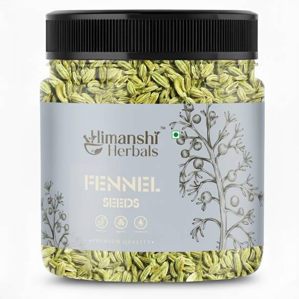 HIMANSHI HERBALS Fennel Seeds (Saunf) | Rich in Aroma | Ideal for Cooking & Digestion | Organic Saunf Small