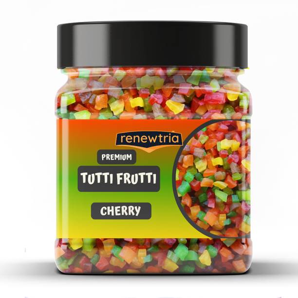 रिन्यूट्रिया Mix Tutti Frutti Cherry (Tooty Frooty Cherries) (Multi Colour), 400 Grams