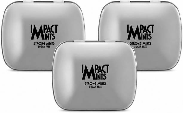 Impact Mints Sugar Free Mint Strong Mint : Pack of 3 Strong Mint Mint