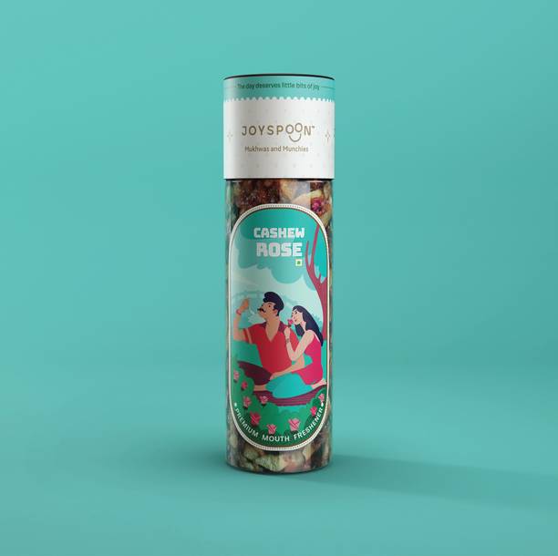JoySpoon Traditional Cashew Rose Mukhwas Cashew Rose Mouth Freshener