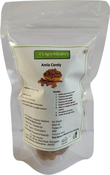 V S AGRO Pure and Natural Amla Candy Sweet Candy
