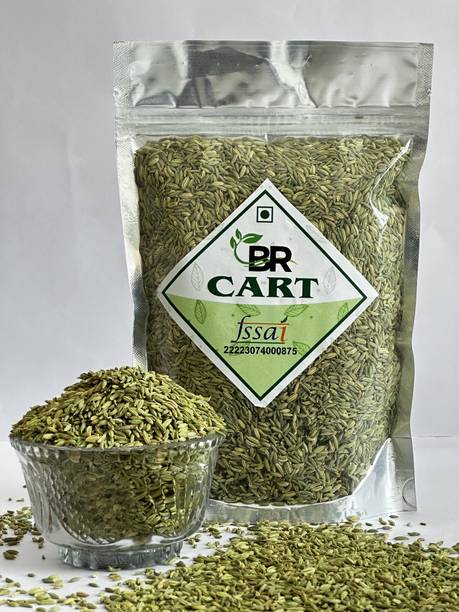 BR CART Natural Green Fennel Seeds | Saunf | Variyali | Saunf | Thin Aniseed Sweet Mouth Freshener