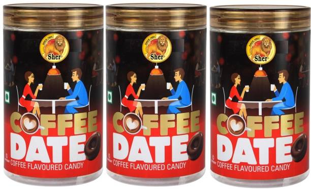 Sher sher_coffee_date_candy_pack_of_3 coffee Candy