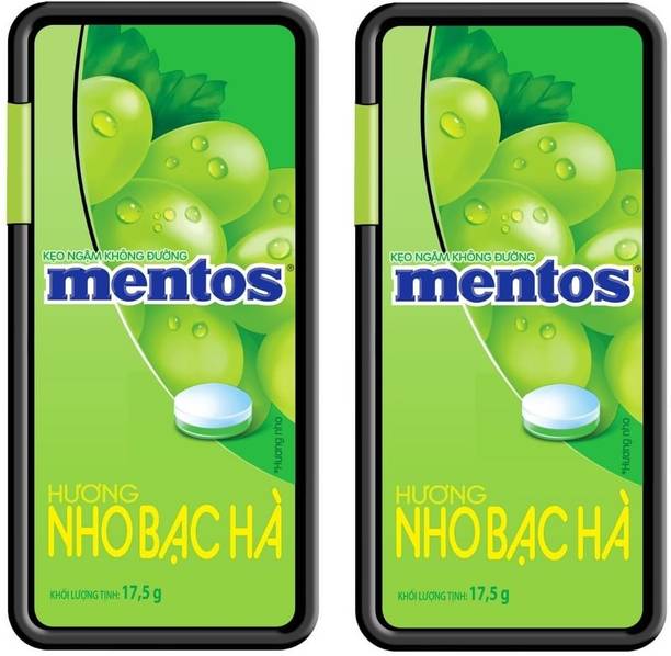 Mentos Grape Mint Flavour Sugar Free Candy | Grape Mint Candy