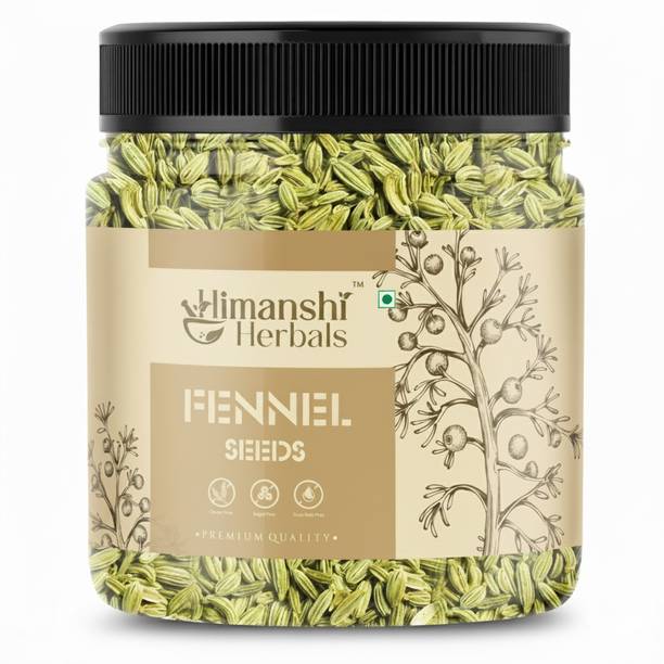 HIMANSHI HERBALS Fennel Seeds (Saunf) | Sweet & Cool | Ideal After-Meal | Organic Mouth Freshener