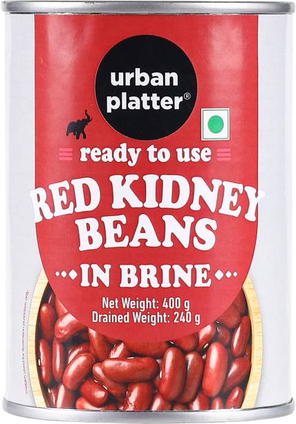 urban platter Red Kidney Beans (Rajma) in Brine, 400g (Drained Weight 240g) Beans