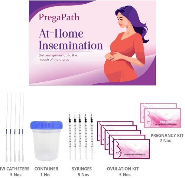 PregaPath Self Inseminate Conceive Kit, At-Home IVI-IUI, Medical-Grade, Safe-Natural-Easy, Intravenous  Cannula