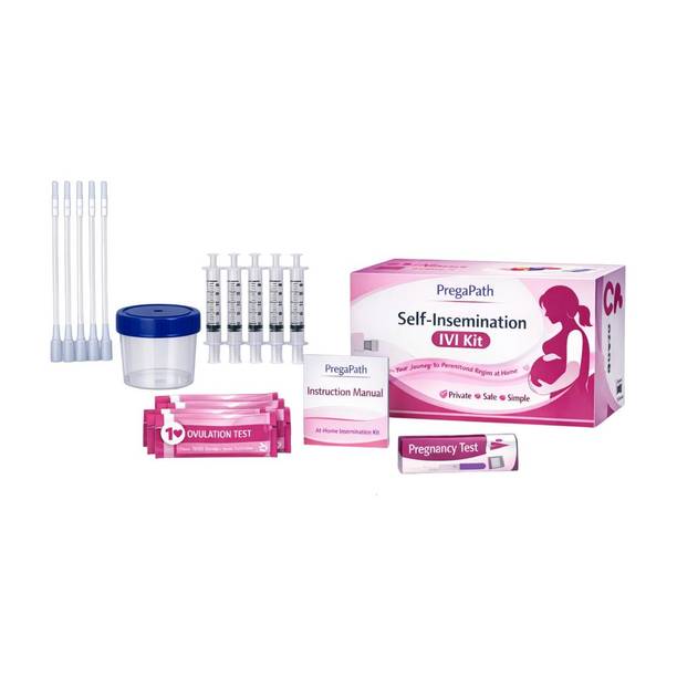 PregaPath Self Inseminate Conceive Kit, At-Home IVI-IUI, Medical-Grade, Safe-Natural-Easy Intravenous  Cannula