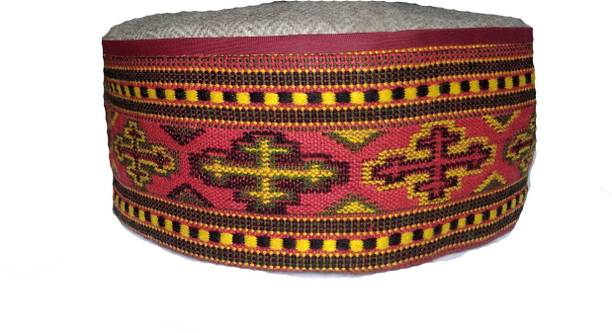 Vastraa Fusion Embroidered Skull Cap