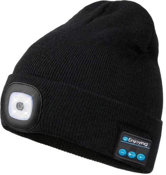 LEKORED Solid Beanie Cap