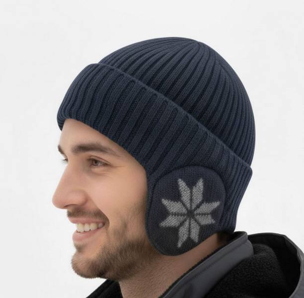 INFISPACE Self Design, Solid Beanie