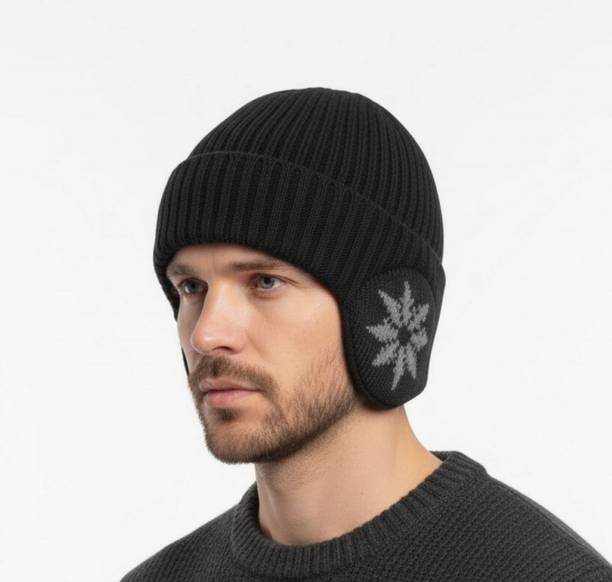 INFISPACE Self Design, Solid Beanie