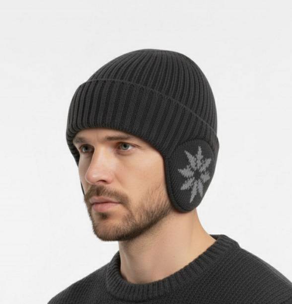 INFISPACE Self Design, Solid Beanie