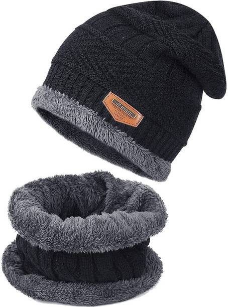 EMPOISON Solid Beanie Cap