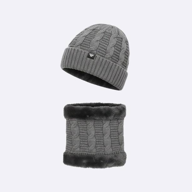 AMOLDO Self Design, Solid, Woven Beanie