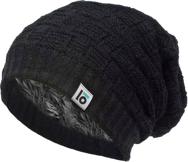 Lowercase Woven Beanie Cap
