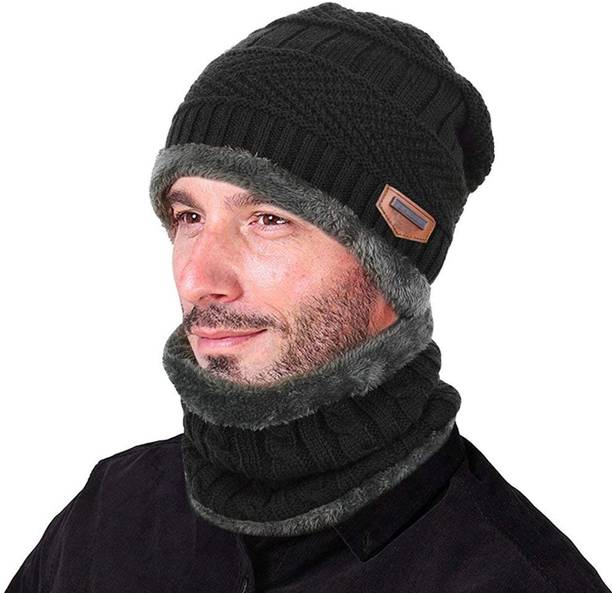 THESHIVAN Self Design Beanie