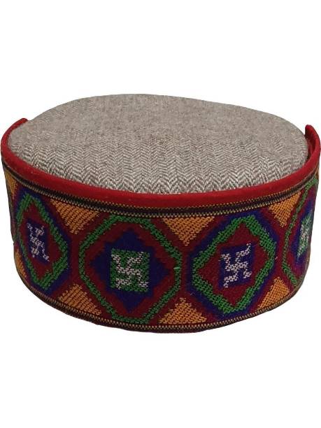 Vastraa Fusion Embroidered Skull Cap