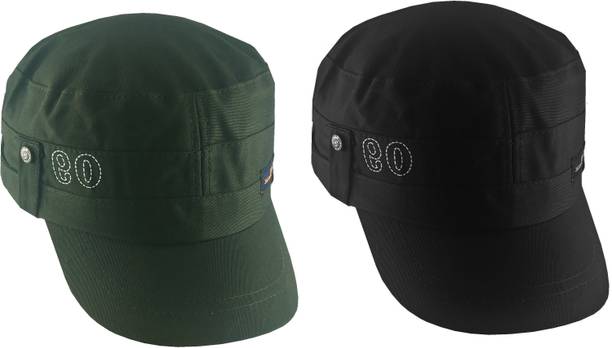 FQZILON Solid Skull Cap Cap