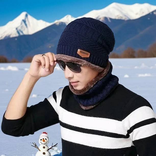 INFISPACE Self Design Beanie Cap