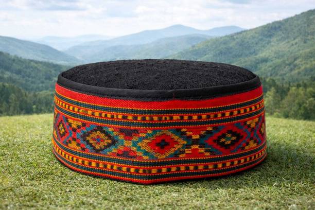 kuku Embroidered Skull Cap