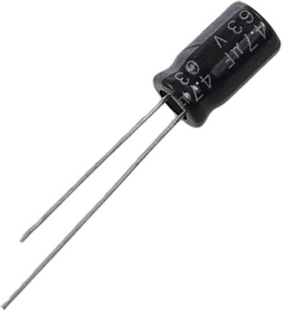 IHC 4.7uF 63V 5mm Electrolytic Capacitor(PACK OF 50) Electrolytic Capacitor