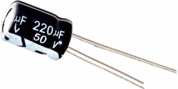 IHC 220uF 50V Electrolytic Capacitor (Pack of 50) Electrolytic Capacitor