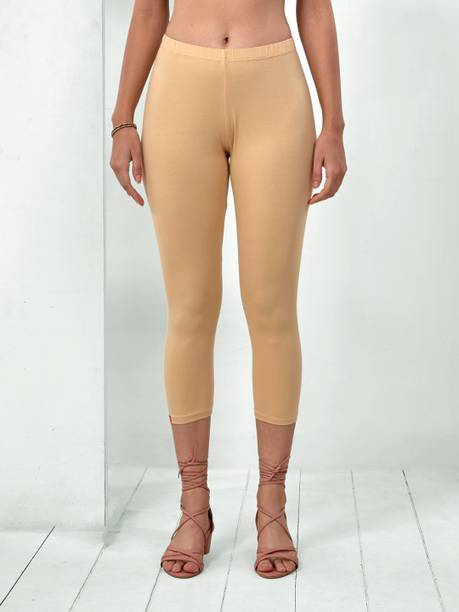 Women Beige Capri
