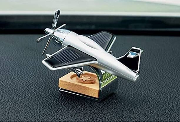 ALLEXTREME New Aeroplane Glider DC Power Car Interior Decoration 360 Degree Rotating Fan Air Freshener Perfume Oil Air Purifier
