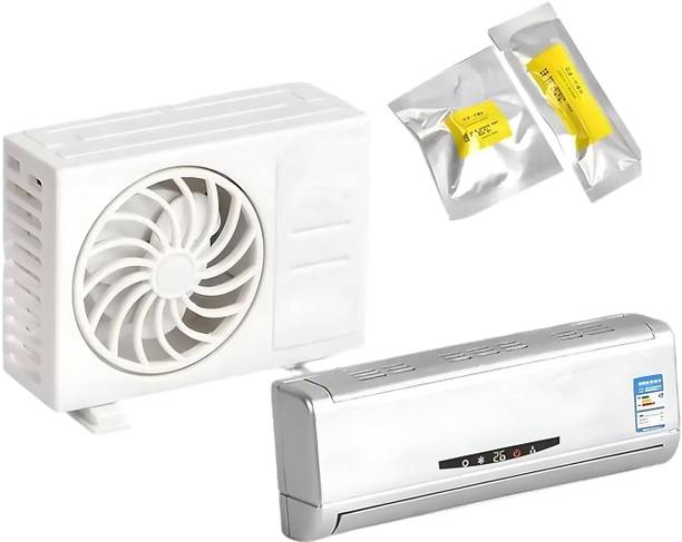 ASRYD AC Design Solar-Powered Car Air Freshener: Built-in Perfume Miniatur AC design Solar-Powered Car Air freshner with built-in Perfume Diffuser Air Purifier