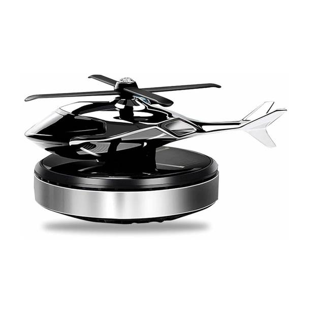 SKOG Car Air Freshener, Helicopter Solar Energy Rotating Aromatherapy Diffuser Car Dashboard with Perfume liquid For Car Interior & Home Air Freshener Air Purifier