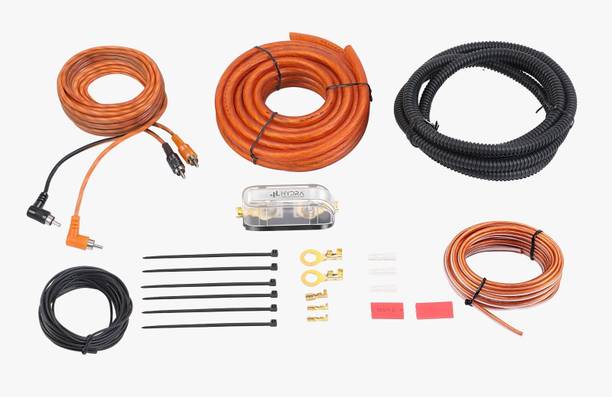 हाइड्रा T 7 CAR SUBWOOFER APLIFIER WIRING KIT 4 AWG मोनो क्लास AB कार एम्पलीफायर