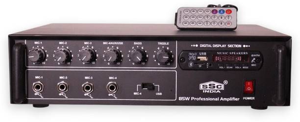 Vora PA Amplifier / 3055 Transistor | 4 Mic Inputs | AC/DC Support 002 85 W AV Control Amplifier