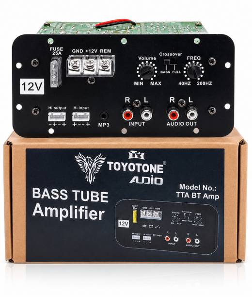 TOYOTONE 12V Mono Channel 120W Car Amplifier For Bass Tube and Subwoofer Kit Mono Class AB Car Amplifier