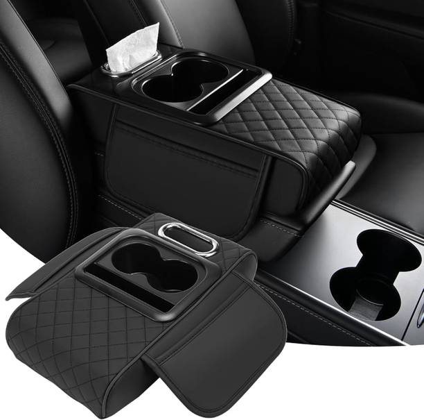 Clefairy Car Armrest Cushion, Multifunctional Car Center Console Cover Car Armrest Cover