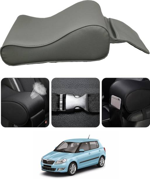 MSNP Armrest Cushion Cover Protector Interior Decor Grey Universal For Car 103 Car Armrest Cover